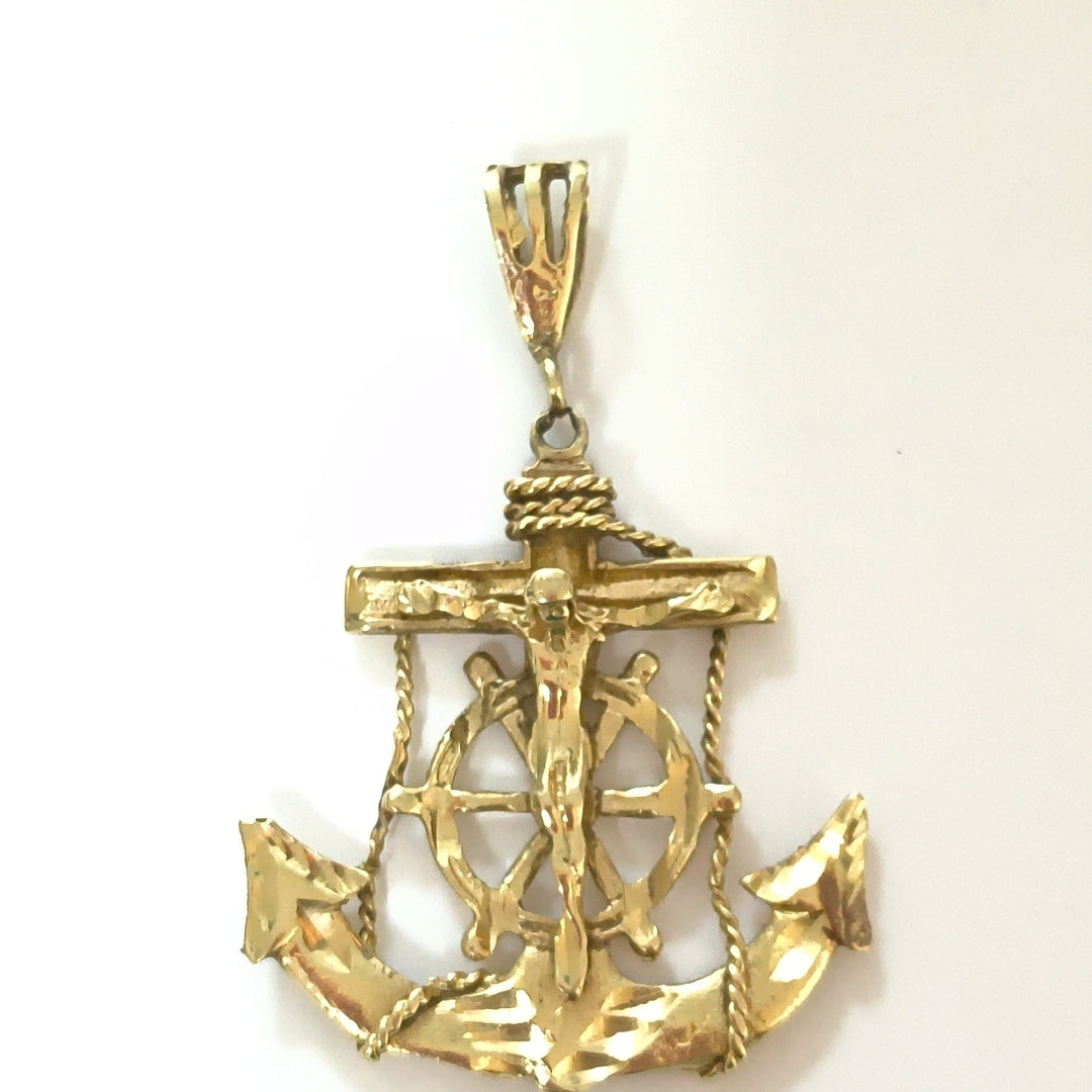 K1 6,50 GRMS 14 K ESPECIFICACIONES COMPLEMENTARIAS CRISTO EN ANCLA VENDIBLE (SEMINUEVO)