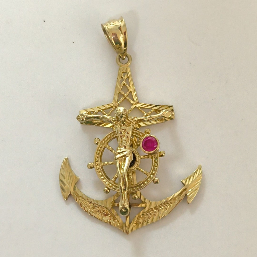 K1 5,50 GRMS 14 K ESPECIFICACIONES COMPLEMENTARIAS CRISTO EN ANCLA VENDIBLE (SEMINUEVO)