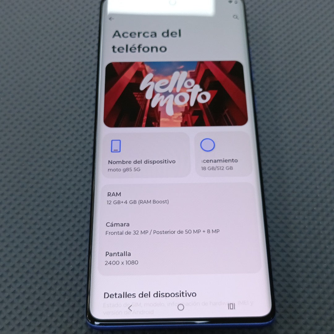 CELULAR MOTOROLA MOTO G85 5G XT2427-1 (2024) 512 GB 12 GB RAM (SEMINUEVO)