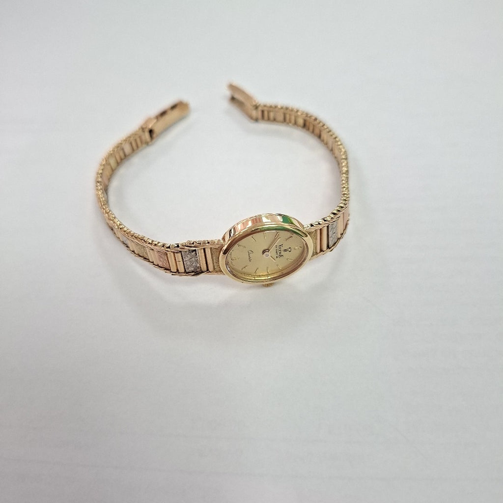 RELOJ CAJA Y PULSO ORO ORO 14 K 13 GRMS (SEMINUEVO)