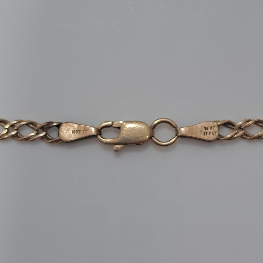 PULSERA ORO 14 K 3.6 GRMS (SEMINUEVO)