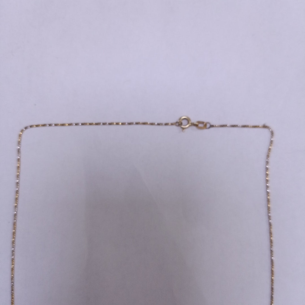 CADENA ORO COMBINADO 14 K 2.1 GRMS (SEMINUEVO)