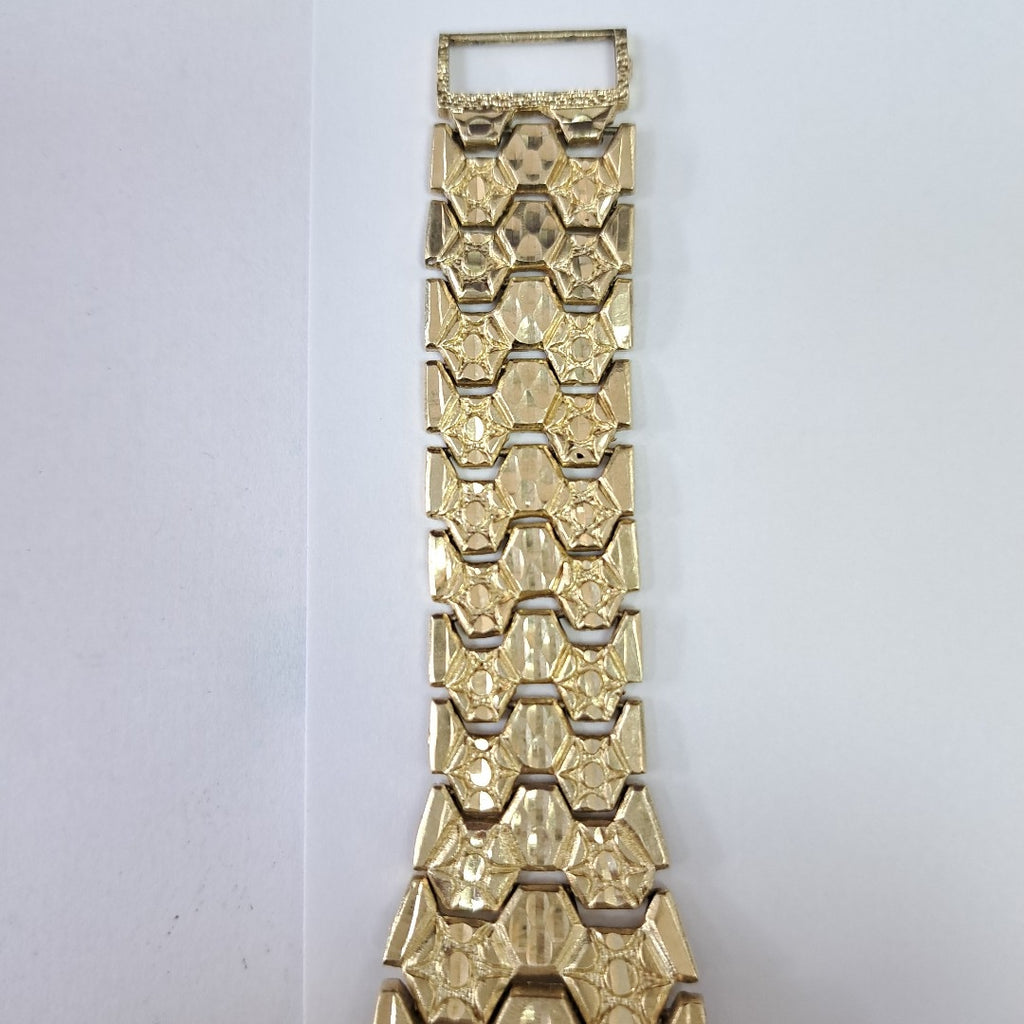 RELOJ CAJA ACERO PULSO ORO ORO 10 K 38.4 GRMS (SEMINUEVO)