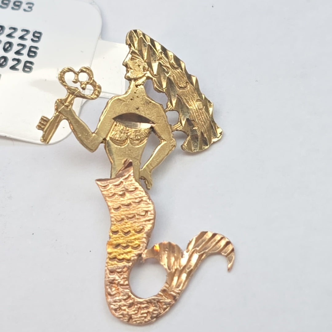 DIJE ORO COMBINADO 14 K 1,30 GRMS (SEMINUEVO)