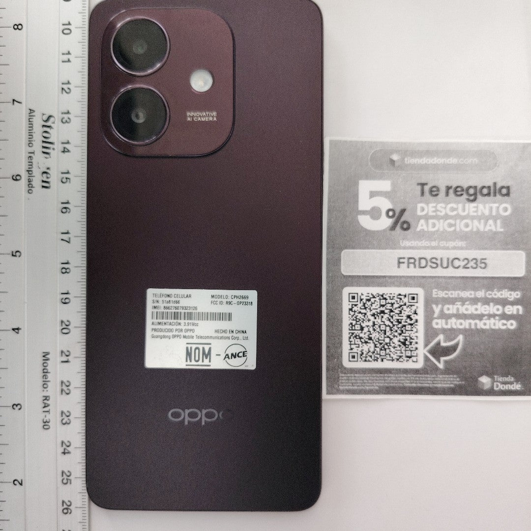 CELULAR OPPO  A40 CPH2669 (2024) 256 GB 4 GB RAM (SEMINUEVO)
