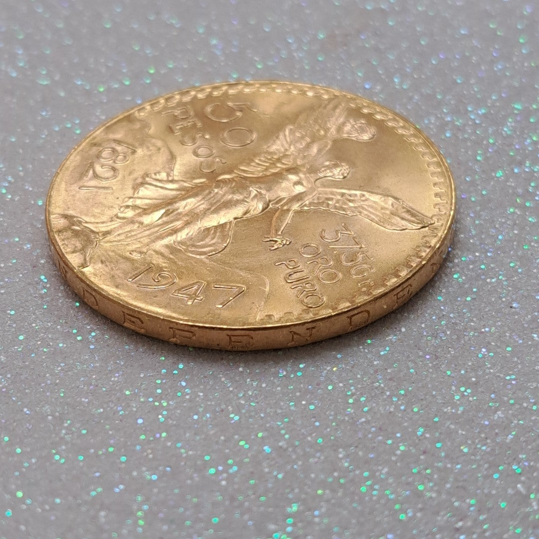 K1 41,60 GRMS 21 K IDENTIFICACIÓN MONEDA NOMINATIVA MONEDAS PESOS 50 PESOS (SEMINUEVO)