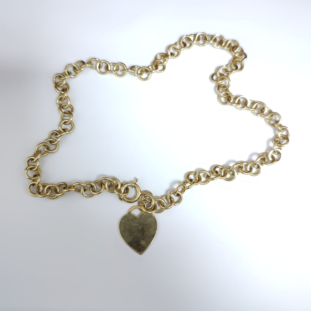 GARGANTILLAS ORO 14K 17 (NUEVO)