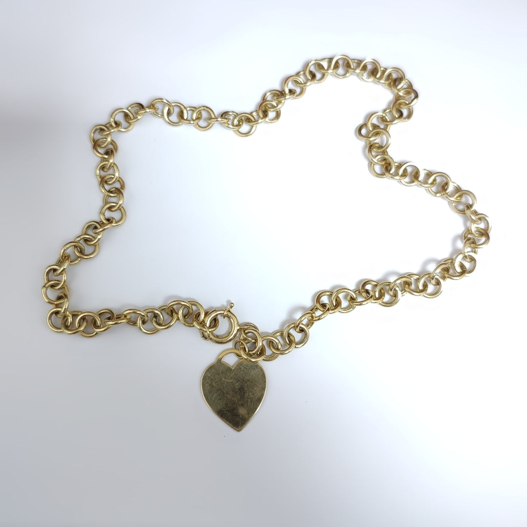 GARGANTILLAS ORO 14K 17 (NUEVO)