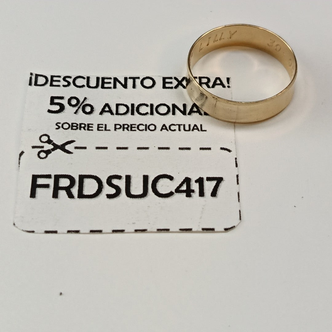 ARGOLLA ORO 14 K 2,70 GRMS (SEMINUEVO)