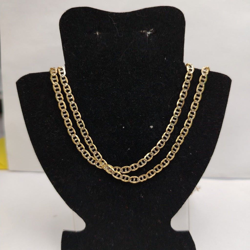 CADENA TEJIDO MARINERO 9GR 60 CM 14K (NUEVO)