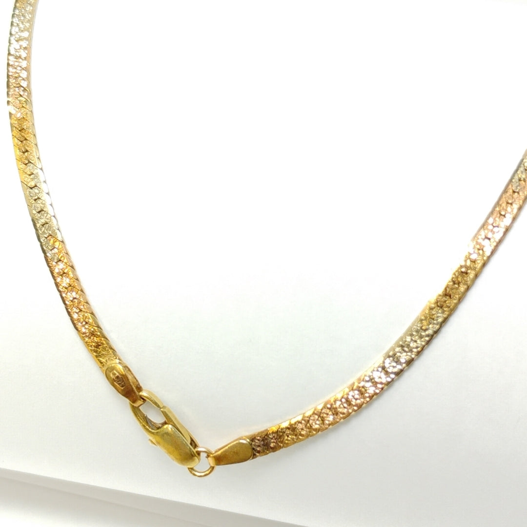 GARGANTILLA ORO,ORO COMBINADO 14 K 8,20 GRMS (SEMINUEVO)