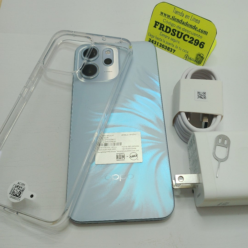 CELULAR OPPO  RENO 14 F CPH2743 (2025) 256 GB 12 GB RAM (SEMINUEVO)
