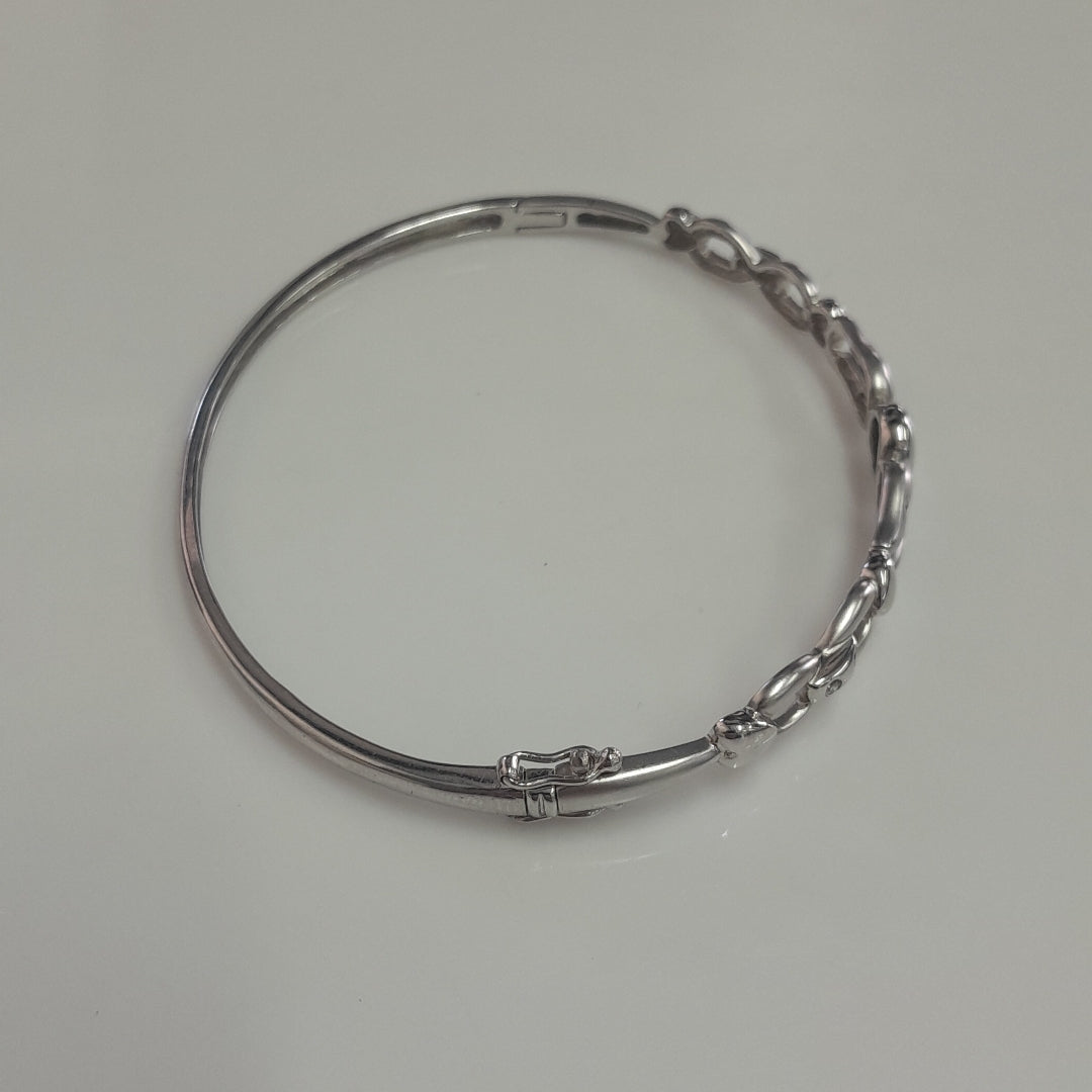 PULSERA ORO BLANCO 14 K 7,60 GRMS (SEMINUEVO)