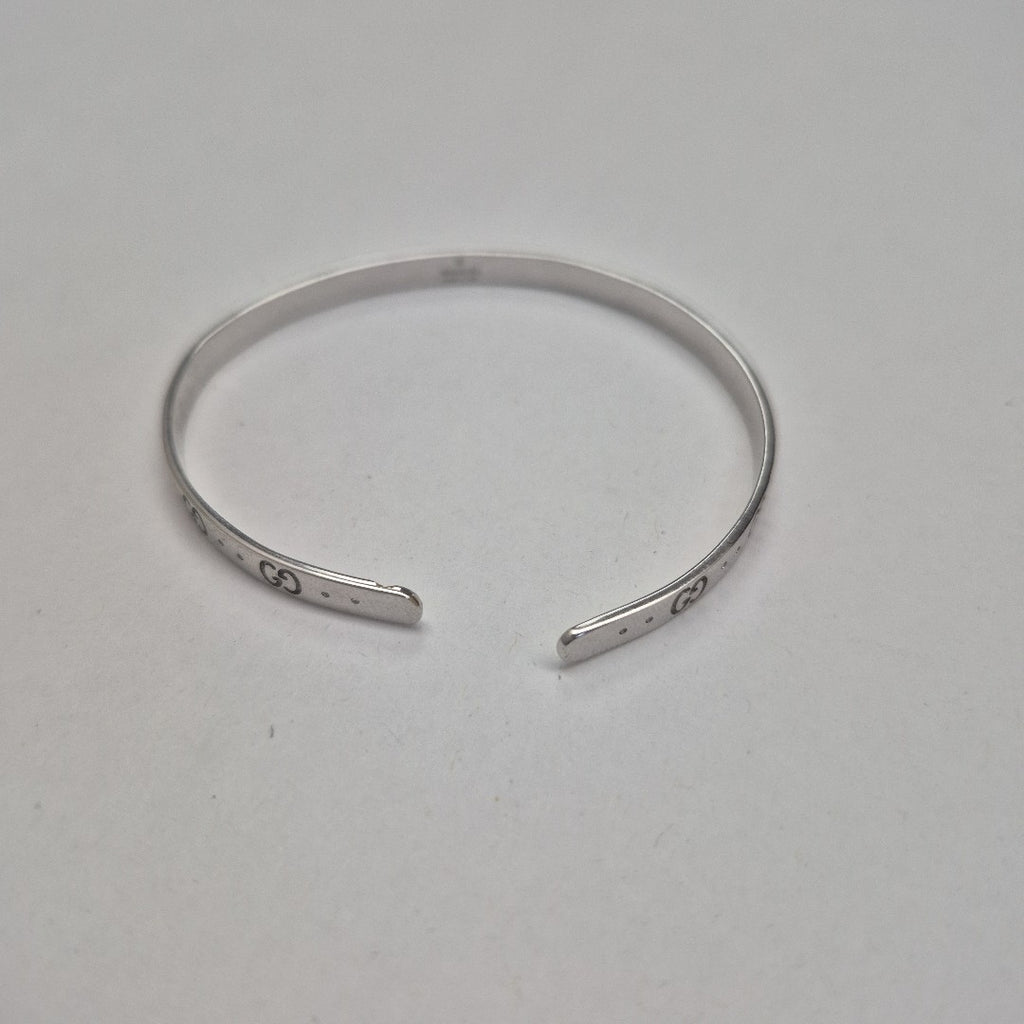 PULSERA RIGIDA ORO BLANCO 18 K 9,30 GRMS (SEMINUEVO)