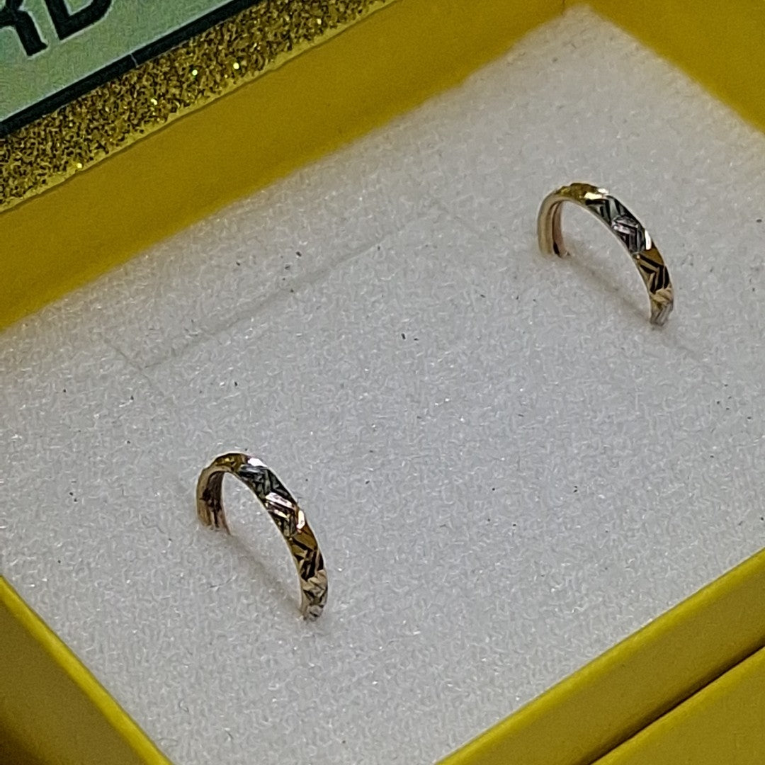 ARRACADAS PAR ORO 14 K 0.6 GRMS (SEMINUEVO)