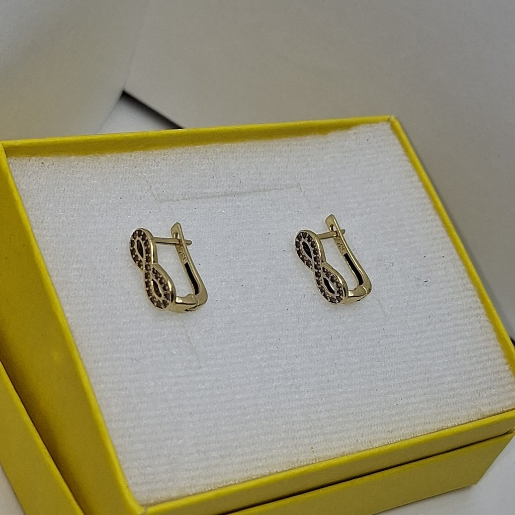 ARETES PAR ORO 14 K 2.2 GRMS (SEMINUEVO)