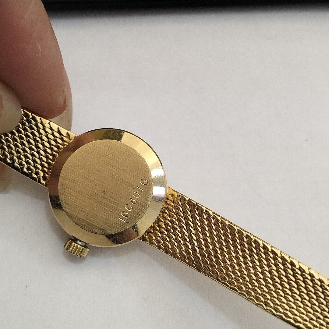 RELOJ CAJA Y PULSO ORO ORO 18 K 33.4 GRMS (SEMINUEVO)