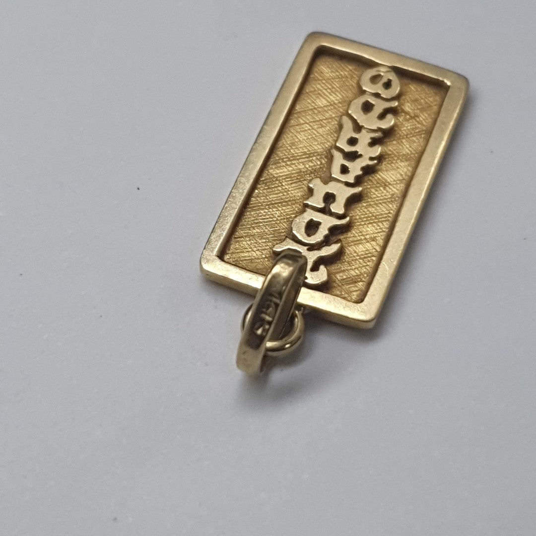 DIJE ORO 14 K 2.9 GRMS (SEMINUEVO)