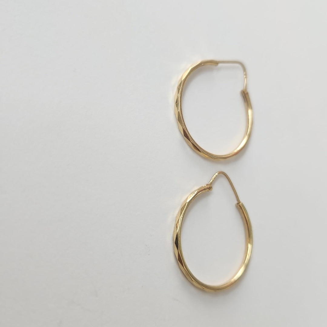 ARRACADAS PAR ORO 14 K 1,30 GRMS (SEMINUEVO)