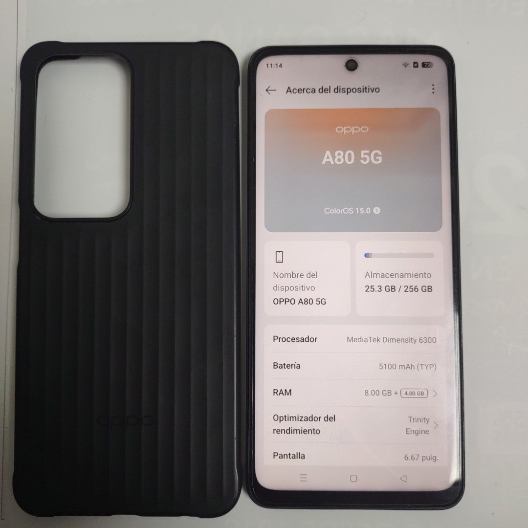 CELULAR OPPO  A80 5G CPH2639 (2024) 256 GB 8 GB RAM (SEMINUEVO)