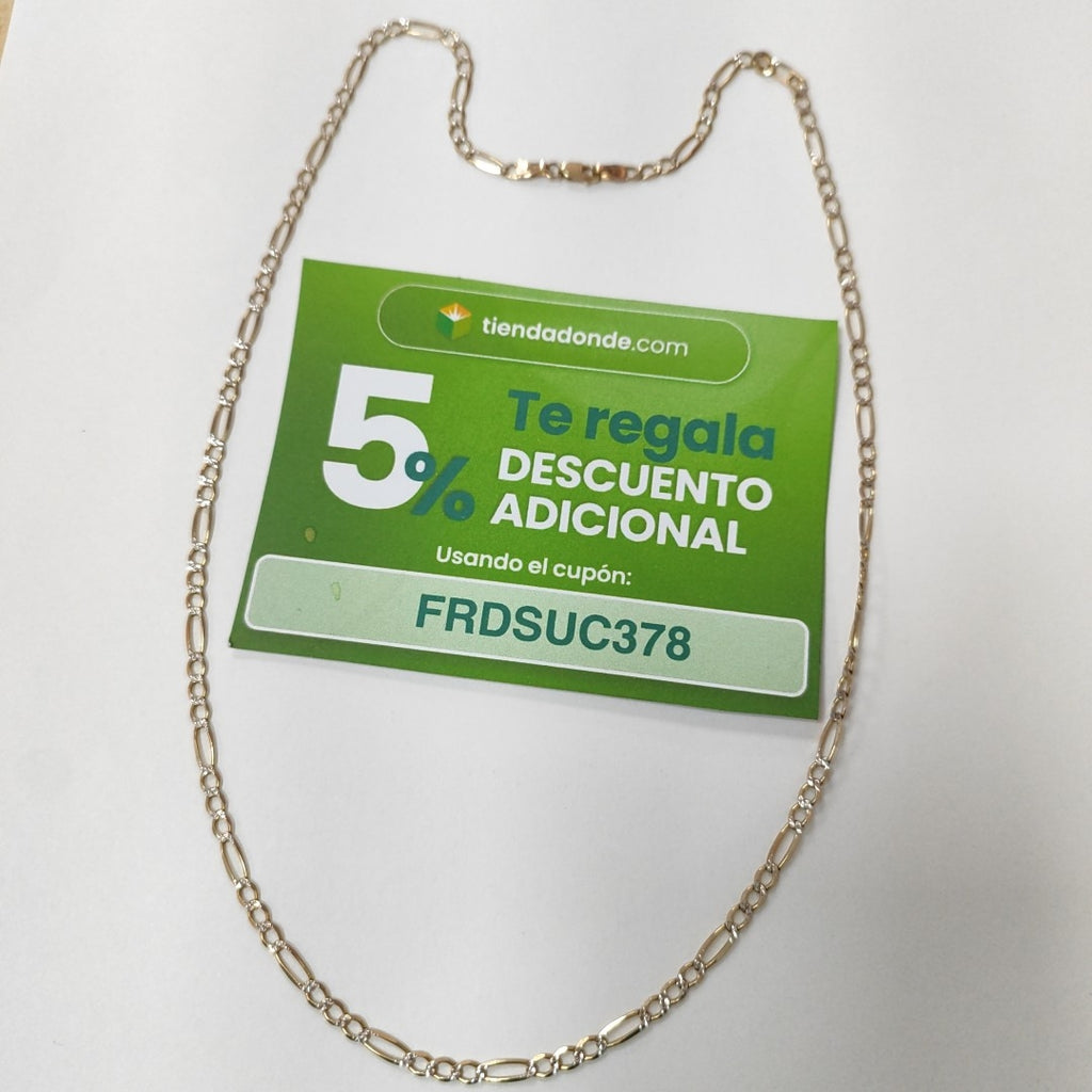 CADENA ORO 14 K 7.6 GRMS (SEMINUEVO)