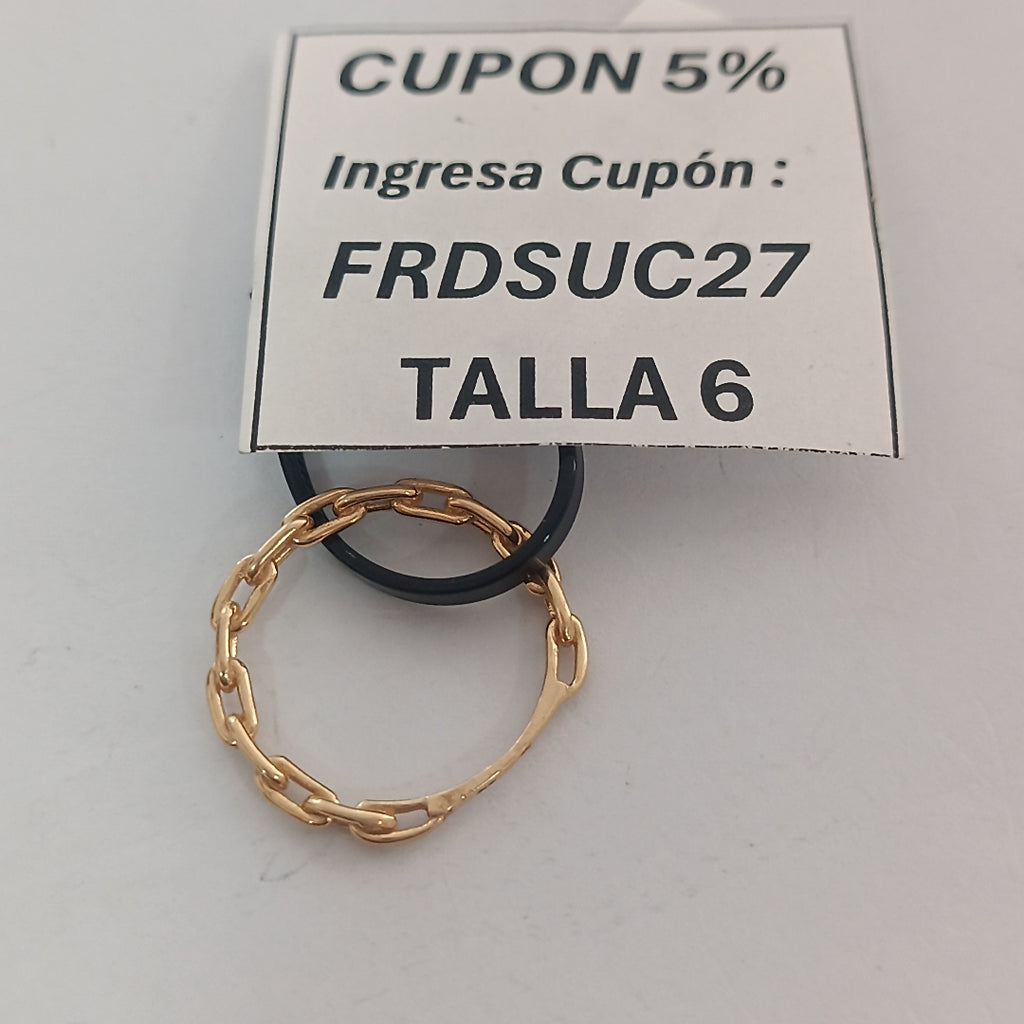 ANILLO ORO 14 K 1,20 GRMS (SEMINUEVO)