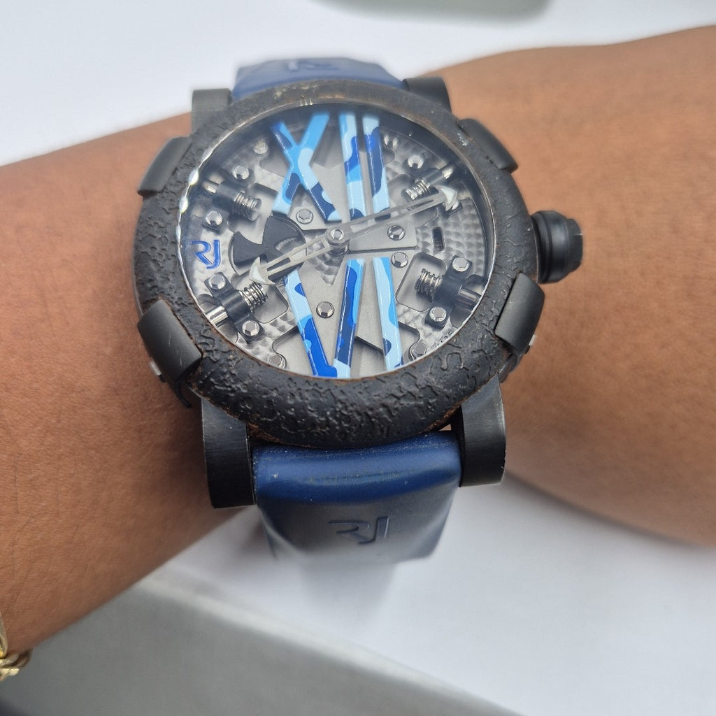   RELOJ CABALLERO   ROMAIN JEROME   STEAMPUNK BLUE AUTOM (SEMINUEVO)