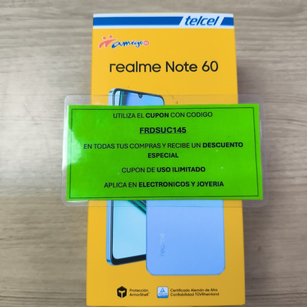CELULAR REALME REALME NOTE 60-RMX3933(2023) 128 GB 4 GB RAM (SEMINUEVO)