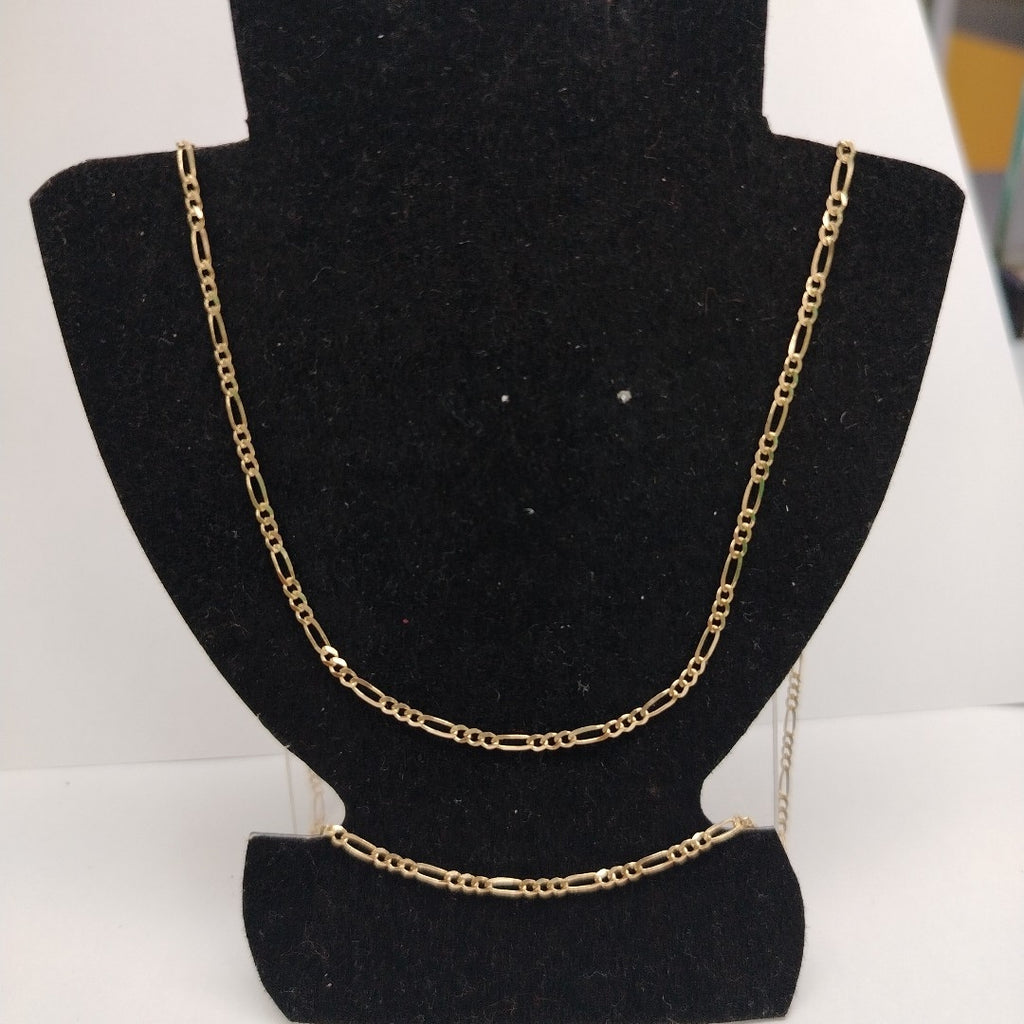 CADENA 3 X 1 3.31GR 50 CM 14K (NUEVO)