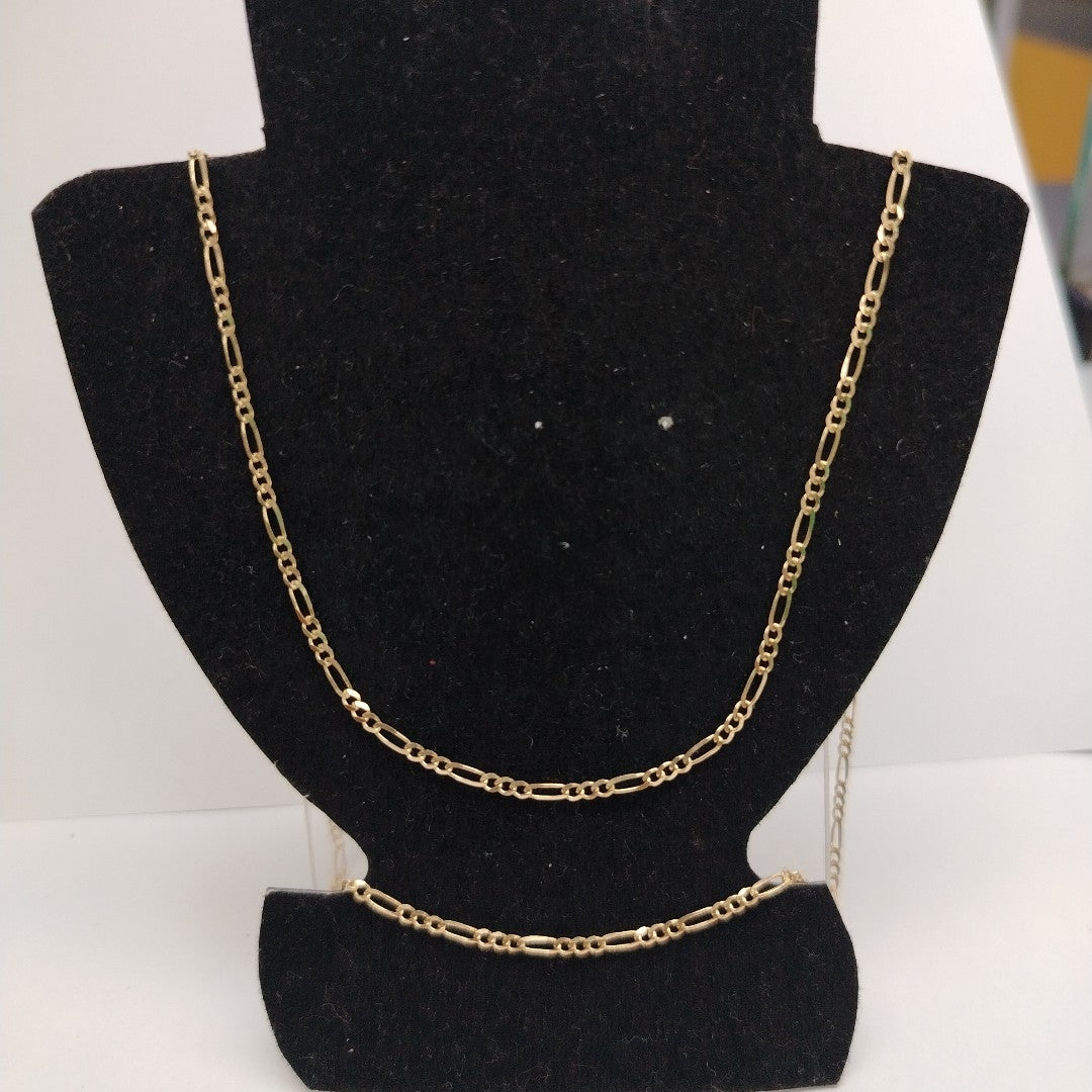 CADENA 3 X 1 3.31GR 50 CM 14K (NUEVO)