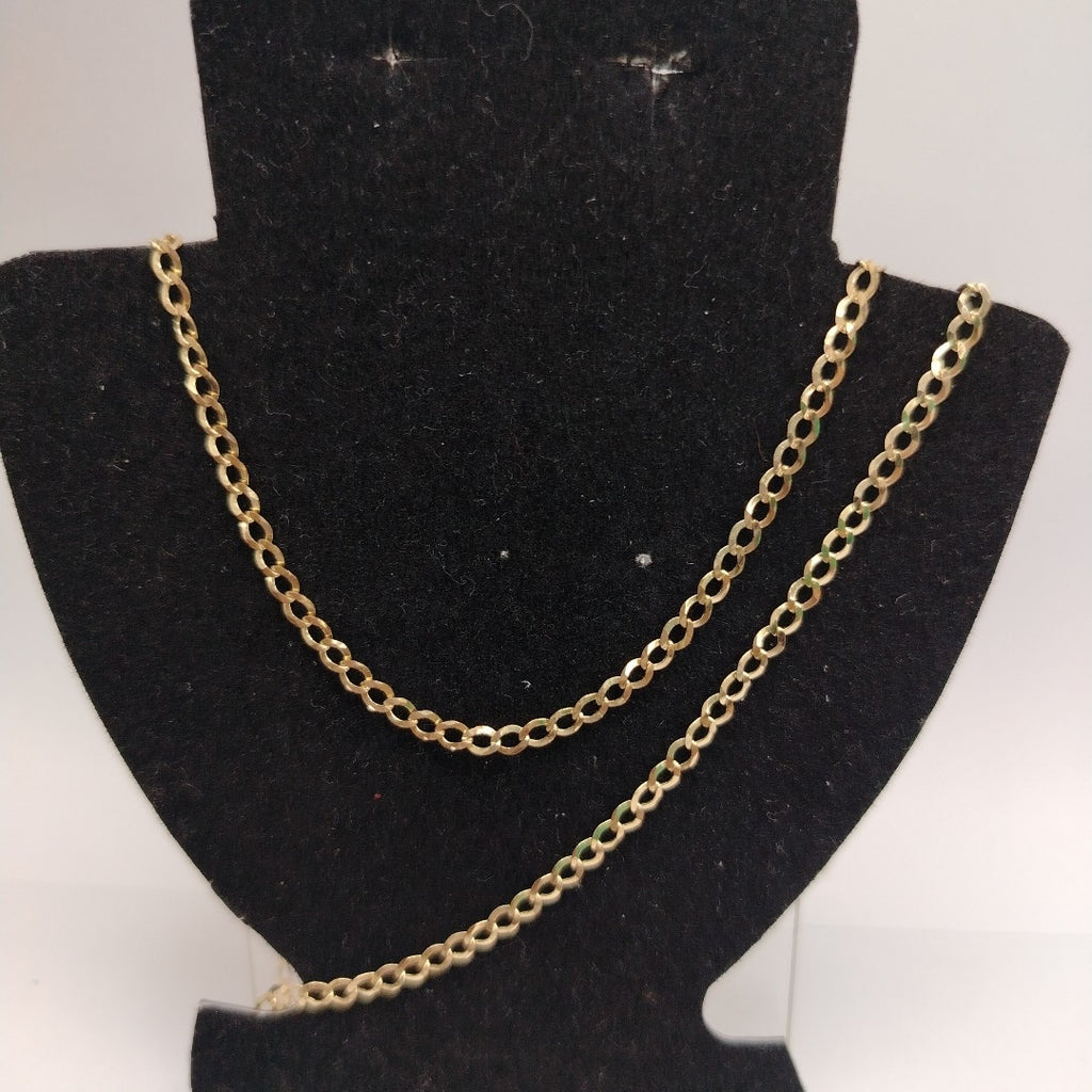 CADENA BARBADO 5.31GR 55 CM 14K (NUEVO)