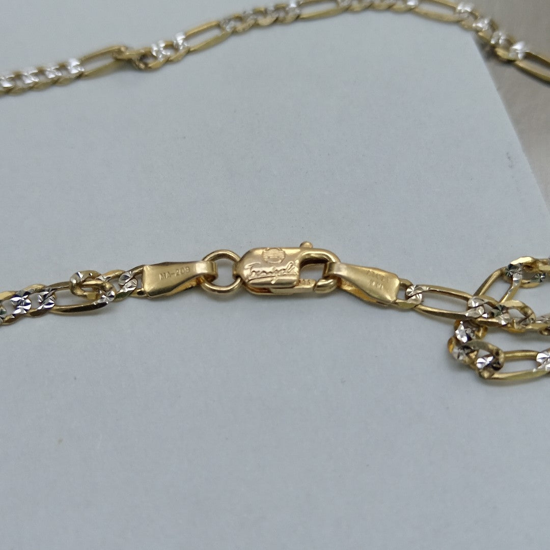 CADENAS CARTIER 3 1 DIAMANTADA ORO 14K 5 (NUEVO)