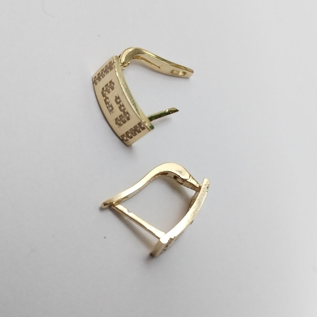 BROQUELES ORO 14K 2.4 (NUEVO)