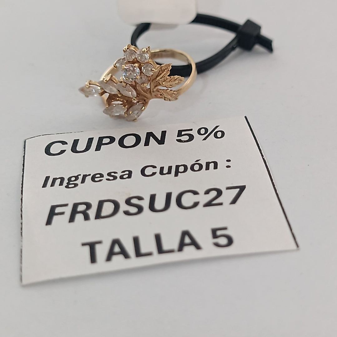 ANILLO ORO 14 K 2.1 GRMS (SEMINUEVO)