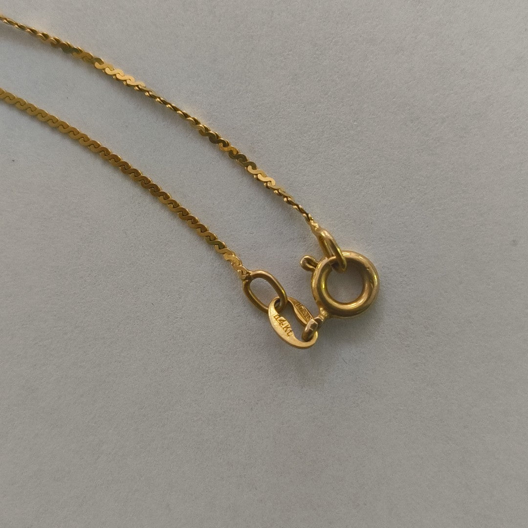 CADENA ORO 14 K 2,80 GRMS (SEMINUEVO)