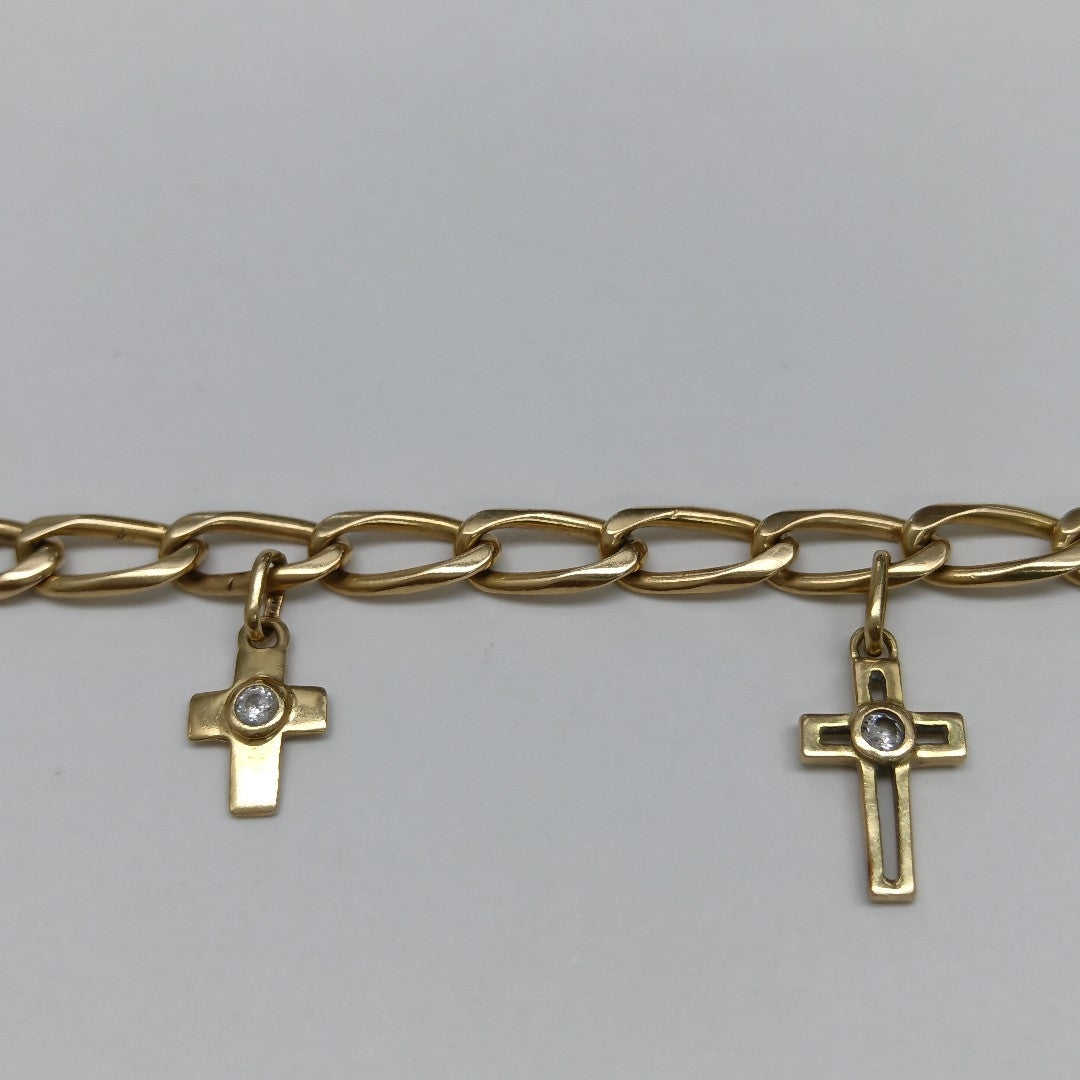 DIJE, PULSERA ORO 14 K 16.2 GRMS (SEMINUEVO)