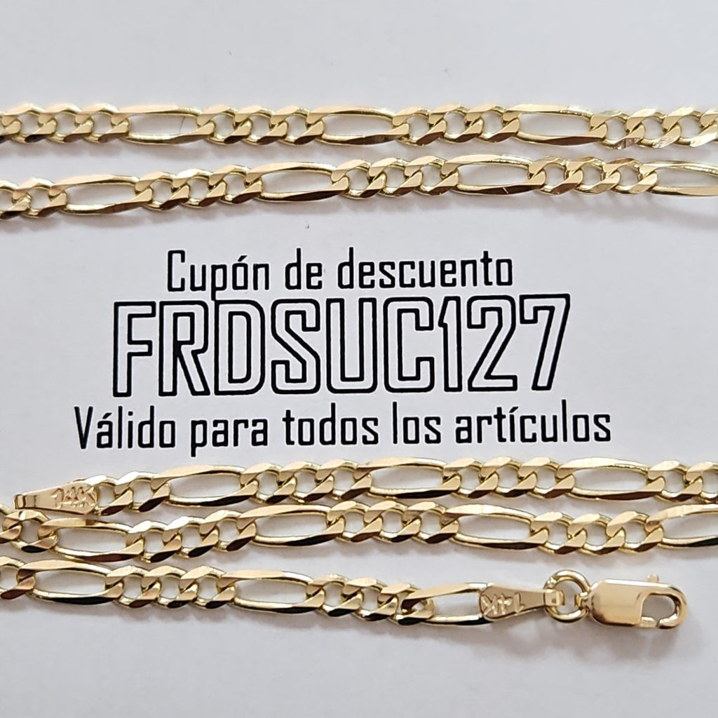 CADENA 3X1 7.7G 55 CM 14K (NUEVO)