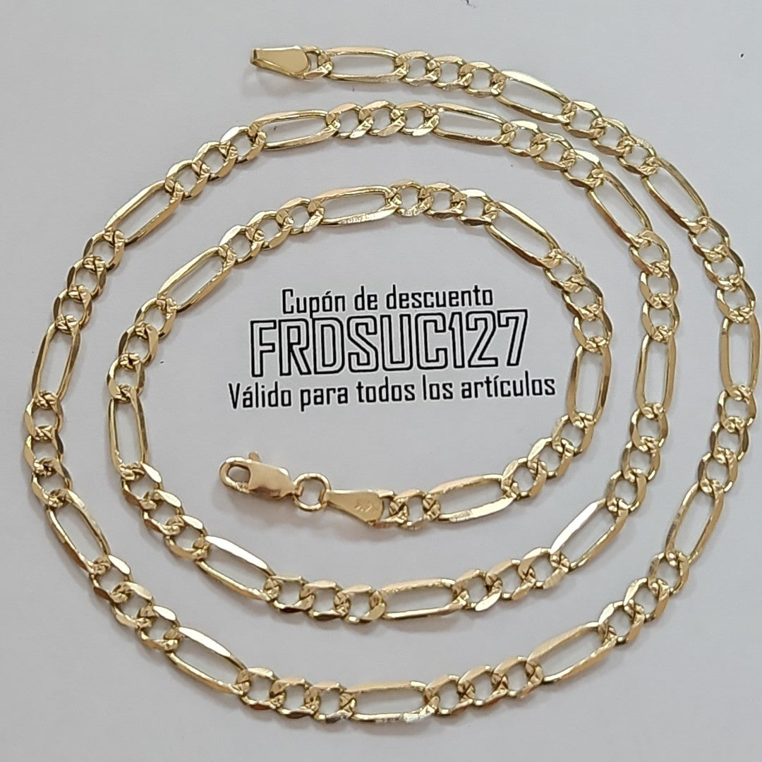 CADENA ESPECIAL PAVE 12.2G 55 CM 14K (NUEVO)