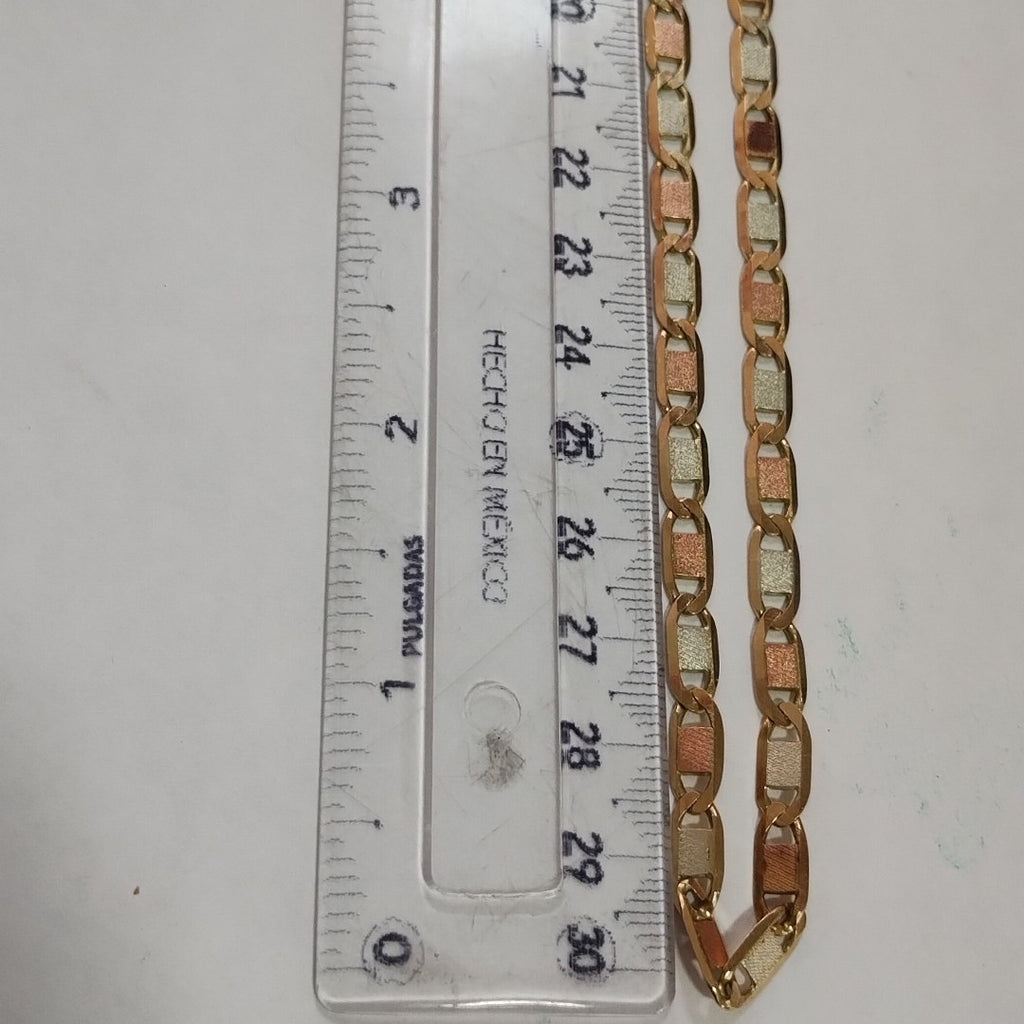 CADENA ORO COMBINADO 10 K 21,60 GRMS (SEMINUEVO)