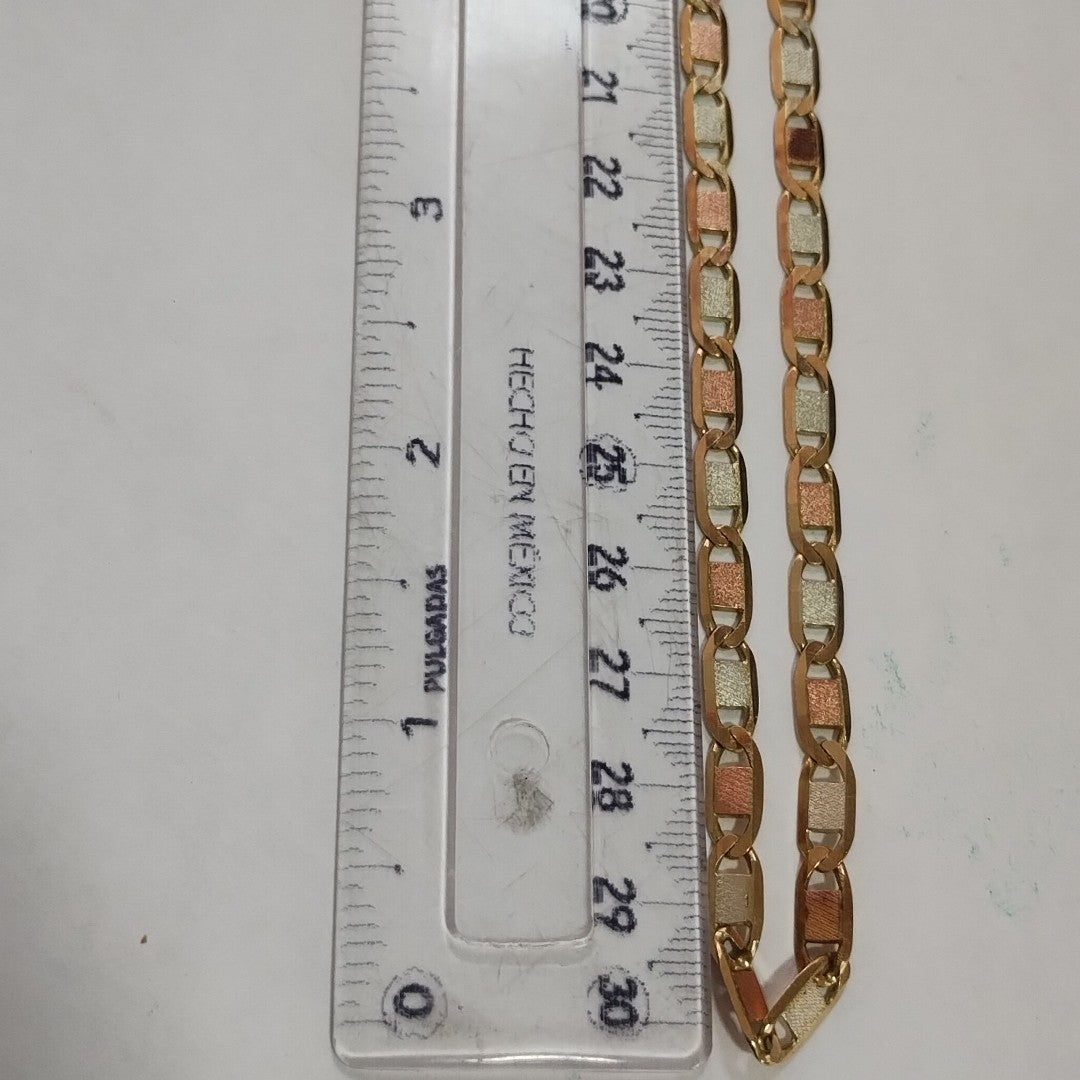 CADENA ORO COMBINADO 10 K 21,60 GRMS (SEMINUEVO)
