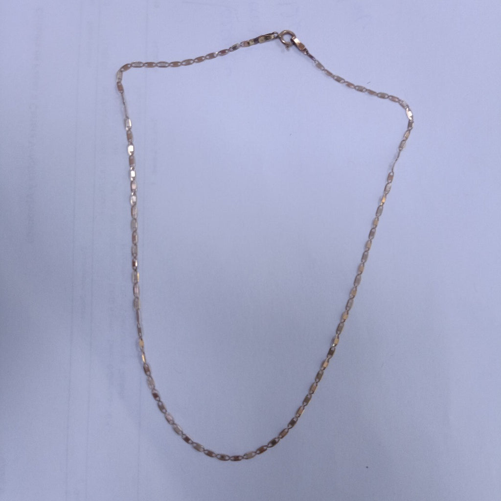 CADENA ORO COMBINADO 14 K 2,10 GRMS (SEMINUEVO)