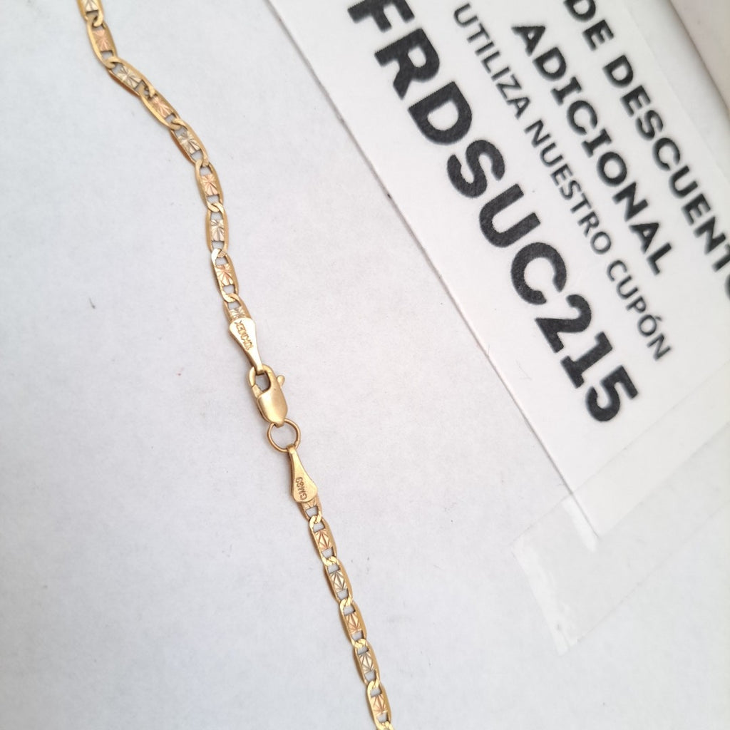 CADENA ORO COMBINADO 10 K 6.2 GRMS (SEMINUEVO)