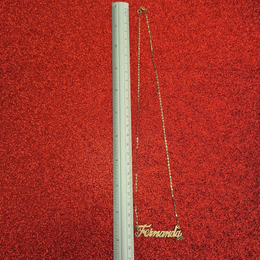 CADENA ORO COMBINADO 10 K 3.2 GRMS (SEMINUEVO)