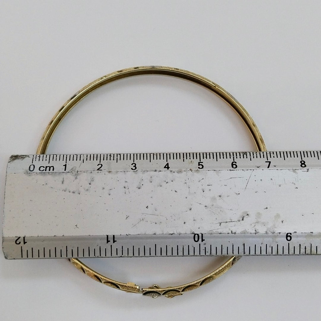 PULSERA RIGIDA ORO 10 K 6.8 GRMS (SEMINUEVO)