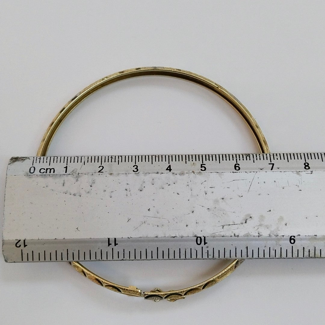 PULSERA RIGIDA ORO 10 K 6.8 GRMS (SEMINUEVO)