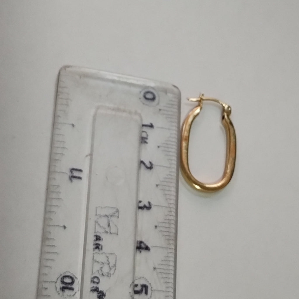 ARRACADAS PAR ORO 14 K 2.5 GRMS (SEMINUEVO)