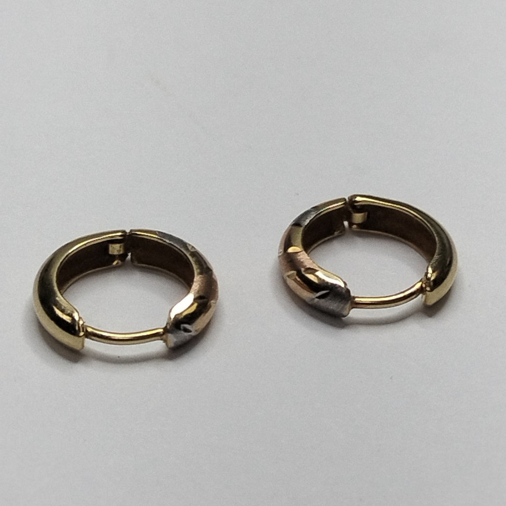 ARRACADAS PAR ORO 14 K 1.3 GRMS (SEMINUEVO)
