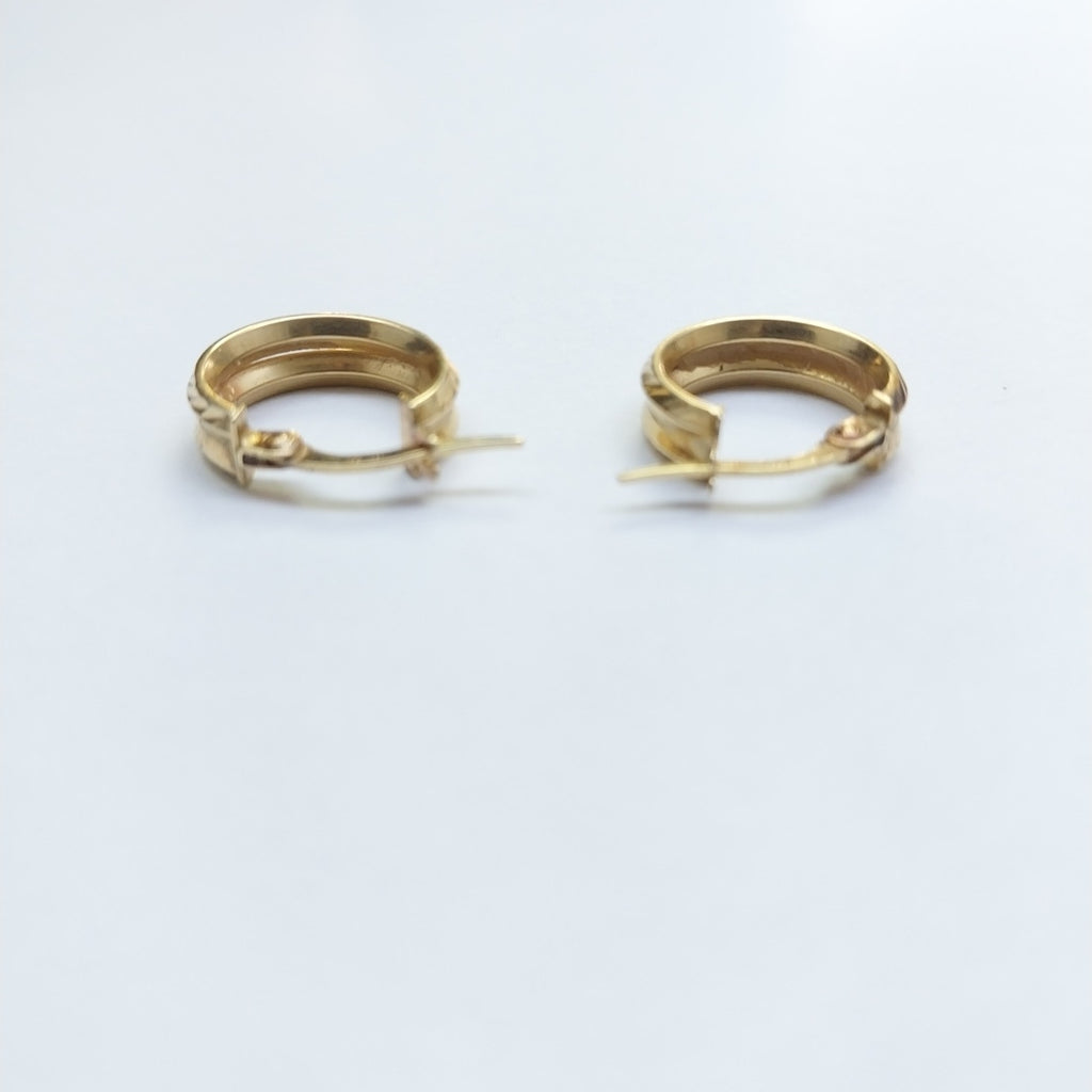 ARRACADAS PAR ORO 12 K 1.2 GRMS (SEMINUEVO)