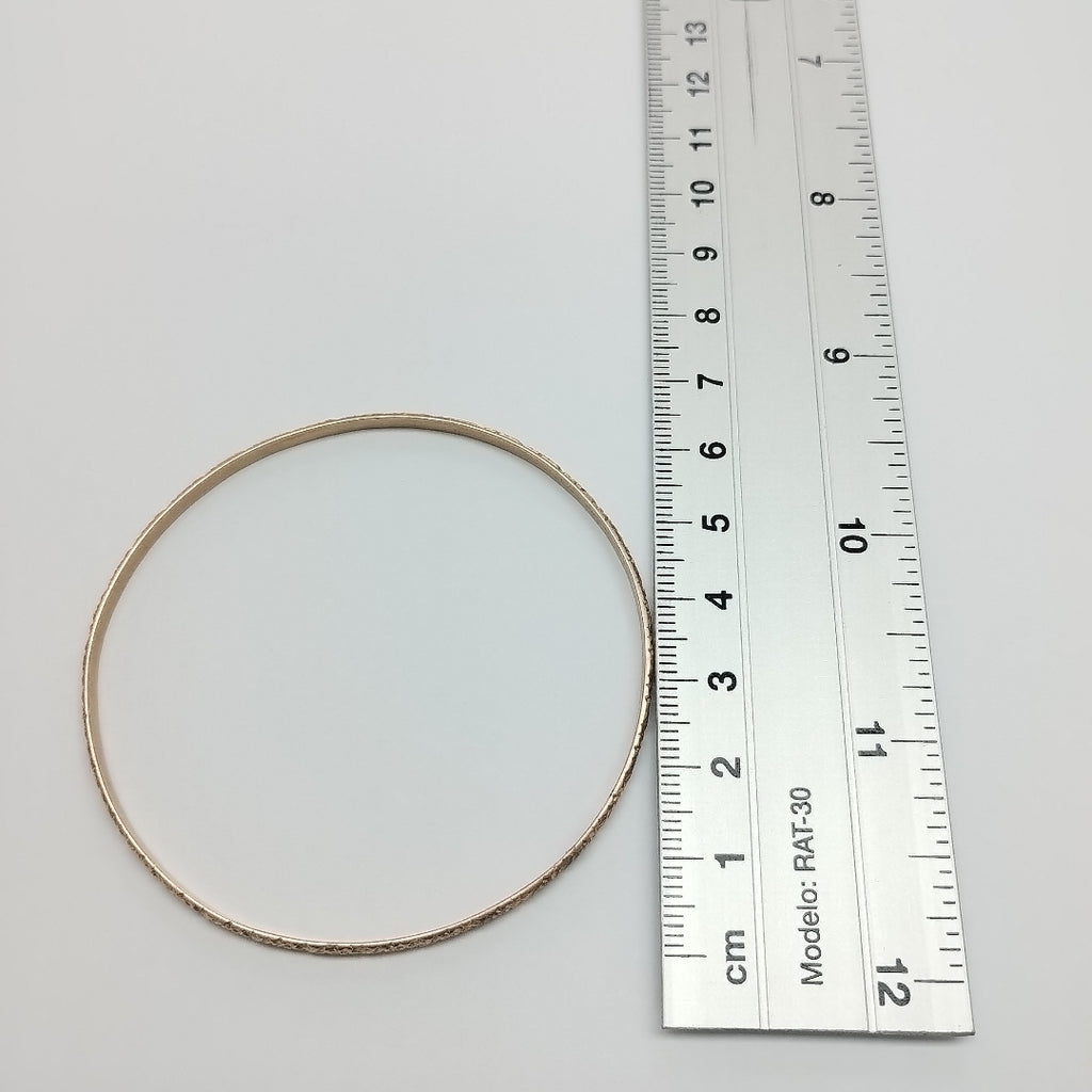 PULSERA RIGIDA ORO 10 K 5.6 GRMS (SEMINUEVO)
