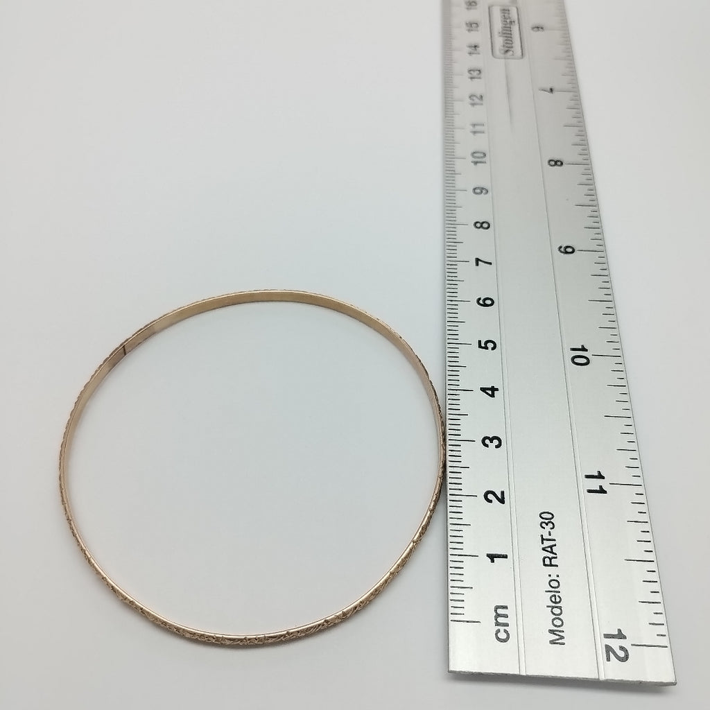 PULSERA RIGIDA ORO 10 K 5.6 GRMS (SEMINUEVO)